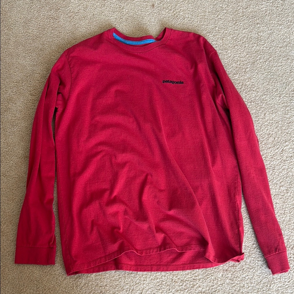 Patagonia Red Long Sleeve Shirt